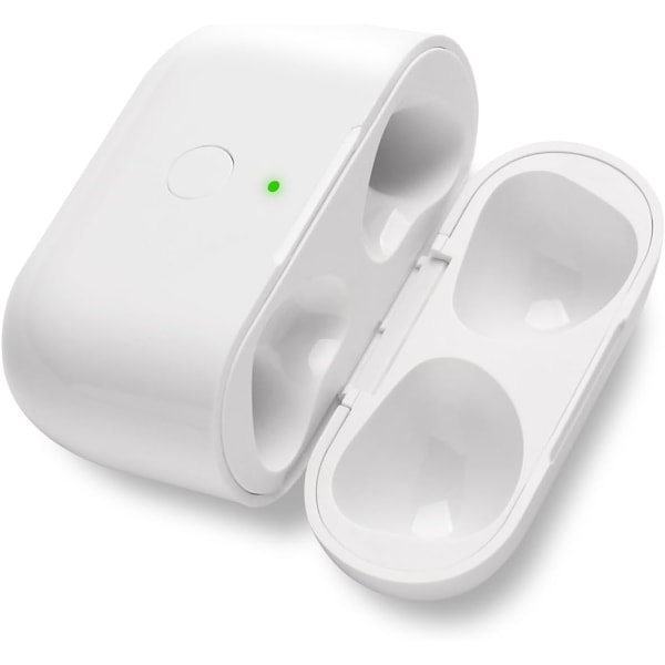 Trådløs opladningsetui-erstatning kompatibel med Airpod 3. generation, 620 mAh med Bluetooth-knap til parring