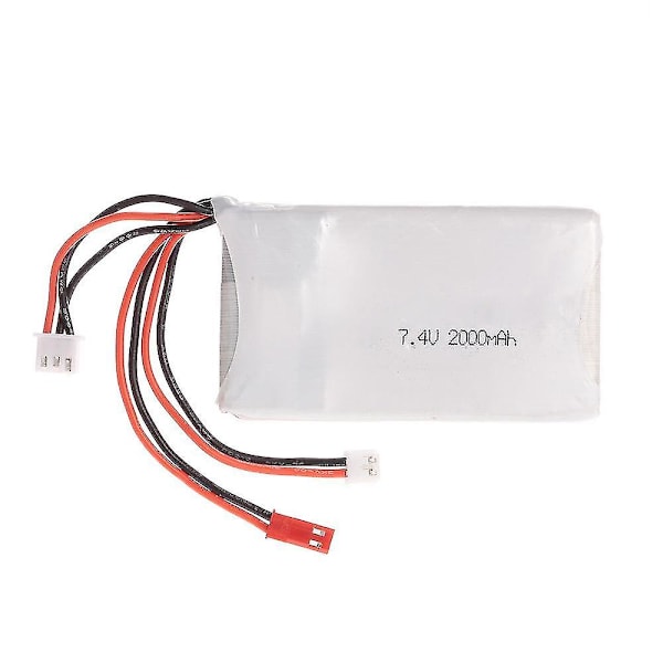 Lipo-batteri 2S 7,4V 2000mAh 8C Lipo-batteri för FrSky TARANIS Q X7 2,4G