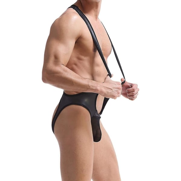 Ny 2023 Herre Jockstrap Leotard Undertøj Jumpsuits Wrestling Singlet Bodysuit S-3xl