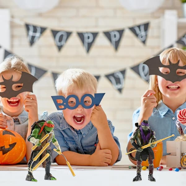 Ninja Turtles Actionfigurset - 4-pack 13 cm klassiska leksaker för barn-FY-
