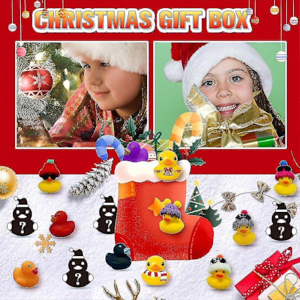 Gummiand Advent 2023, Advent 2023 Børn, Advent And Med Badeand 09(24 ducks)