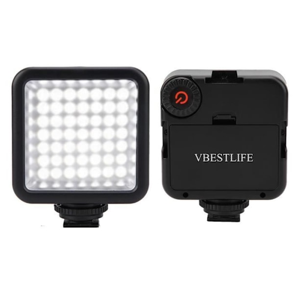 VBESTLIFE 49 LED Kamerapanelvalo Dimmable Kannettava Videolähde Valokuvausvalaistukseen