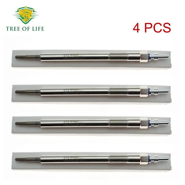 1/2/4/8X Nya Glödstift A6721590001 6721590001 för Ssangyong Rodius II Korando C New Actyon D22F 2.2 2015+-X42- 4PCS