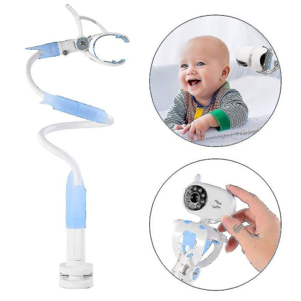 Babykamera-beslag, babyalarmholder, universel kamerabeslag, justerbar, fleksibel kamera