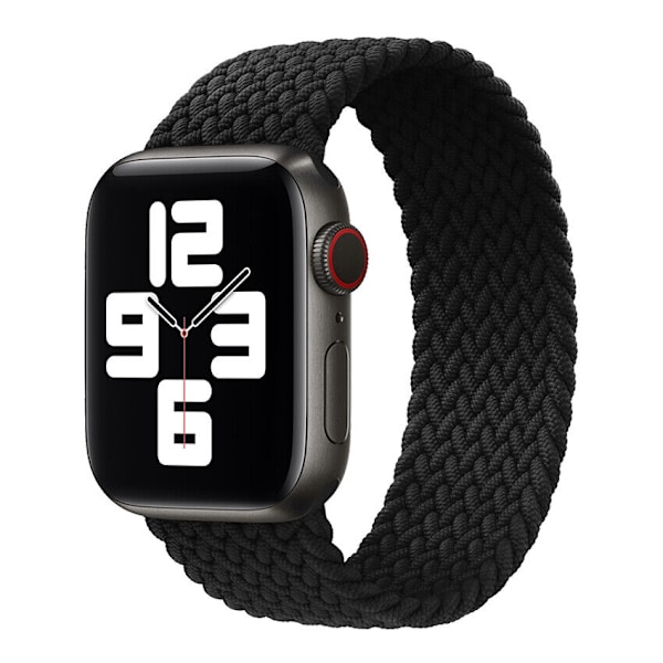 Flätat armband till Apple Watch 38/40/41 mm, Svart, Small 20