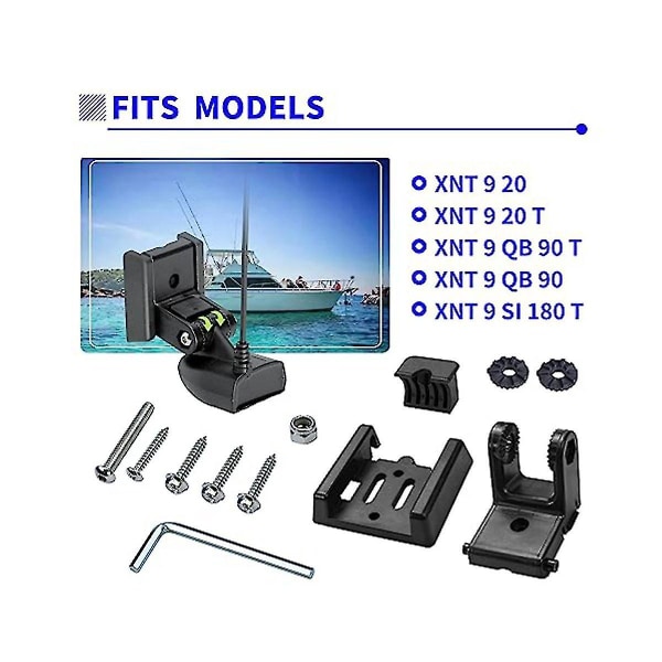 Til 7400931 XNT Transducer Bracket, Transducer Mount til XHS Model Transducere, Transom Montering Hard