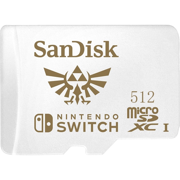 SanDisk microSDXC UHS-I-kort för Nintendo Switch 512GB - Nintendo-licensierad produkt