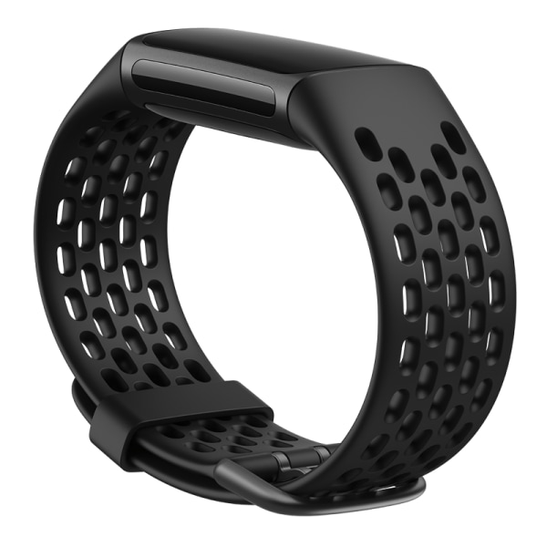 Fitbit Charge 5 -urheiluranneke, silikoni, musta