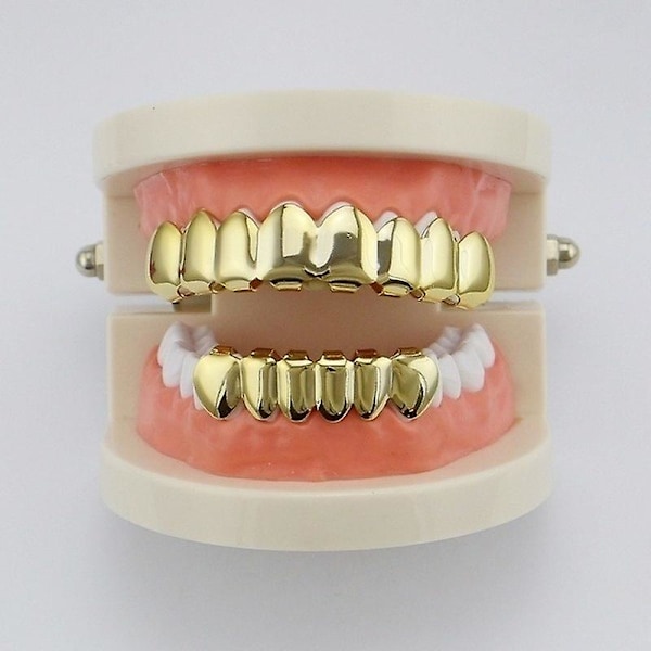 Øvre/nedre Eller Sett Nye Hip Hop Tenner Grillz Sett Dental Griller Smykker 1st