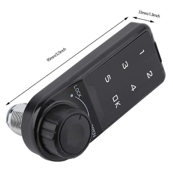 Combination Lock, Door Access Digital Electronic Security Cabinet Coded Cabinet Touch Keypad Password Key Access Lock - B-FY-