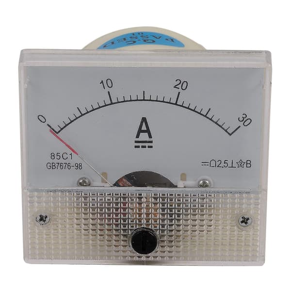85c1-a DC Analog Ampere Meter Panel Meter Måler 30A Amp Måler Strøm Mekaniske Amperemeter-dt-FY-