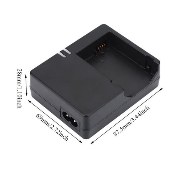 Eiffel Kamera Batterioplader til Canon LP-E8 EOS 550D - 600D - 650D - 700D EU Stik