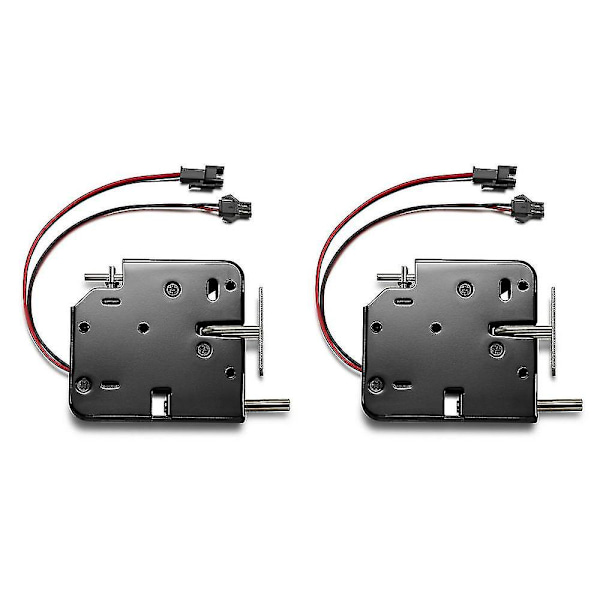 2x 12V 2A Intelligent Elektroniskt Styrd Elektromagnetisk Lås, Skåplås, Access Control S -gt