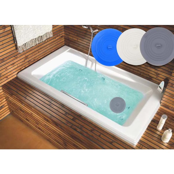 3-pak badekars propper, 15 cm stor silikone badekarsprop