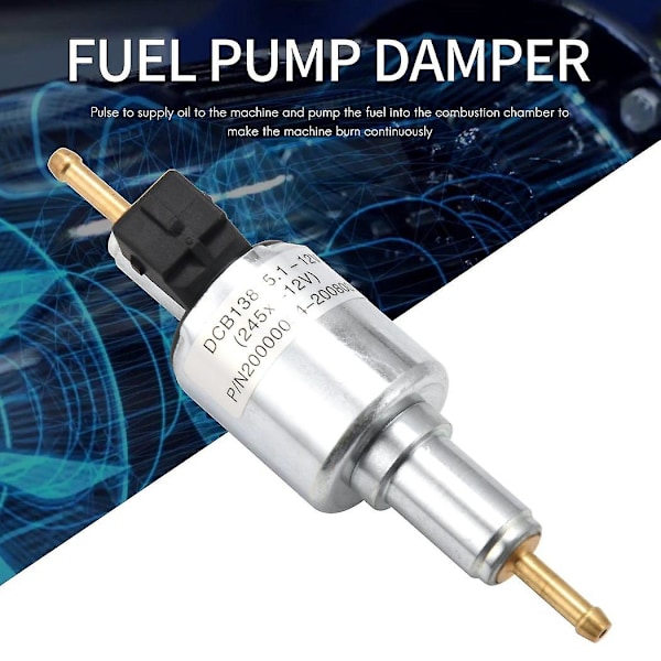 12V DP30 Brændstofpumpe med Dæmper 86115A 86115B Erstatning for Webasto Varmer