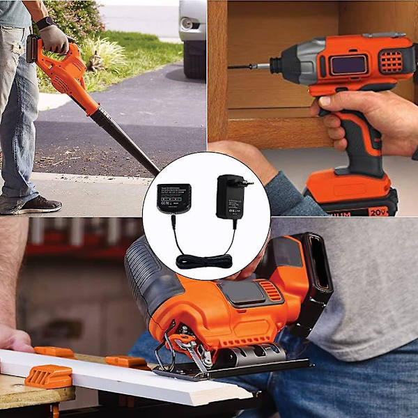 Reservedelelader kompatibel med Black & Decker 9,6v 12v 14,4v 18v Nicad Nimh batteri Hpb18-ope Hpb18 Hpb14 Hpb12 Hpb96 244760-00 A1718 Fsb18