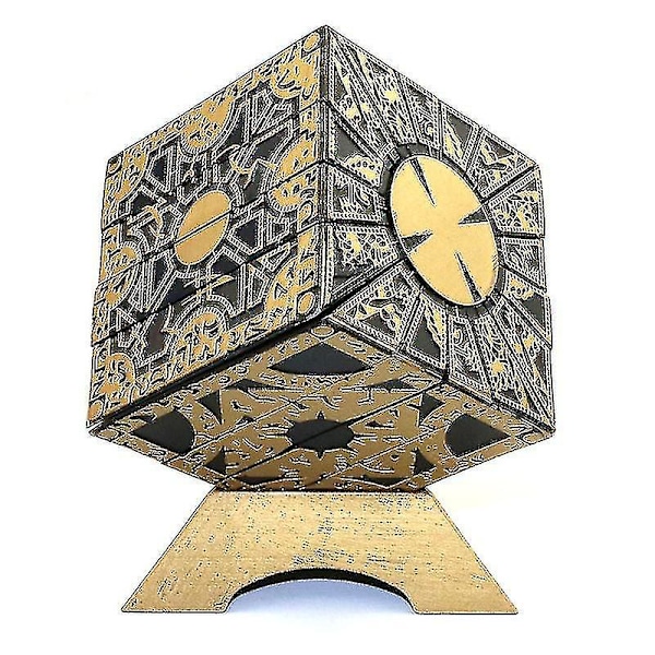 Toiminnallinen Lemarchands Lament -konfiguraatiolukko Puzzle Box Hellraiser-koristeena