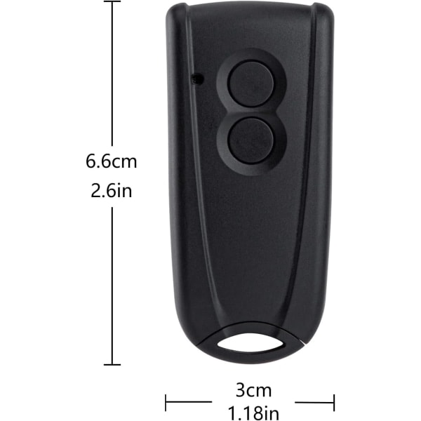 433,92 MHz garageportsöppnare Fjärrkontroll Handsändare för Hörmann Handsändare RSC 2, RSE 2, RSZ 1 för Hörmann LIFTRONIC 500/700/800