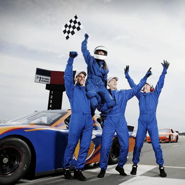 25 stk svart og hvit rutete håndflagg racing polyesterflagg-FY-