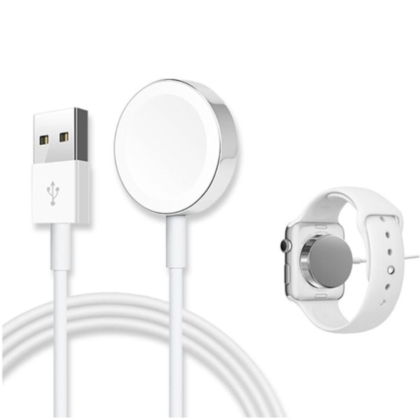 Laddkabel för Apple Watch / iWatch vit White White Vit