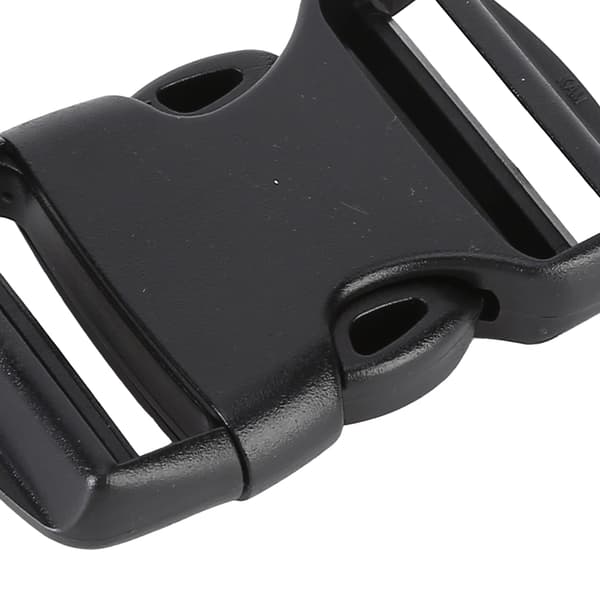 5 Pcs Quick Release Buckle Plastic Double Adjustable Strap Buckles Replacement DIY Craft for Backpack Black For 38mm Width Strap-FY-
