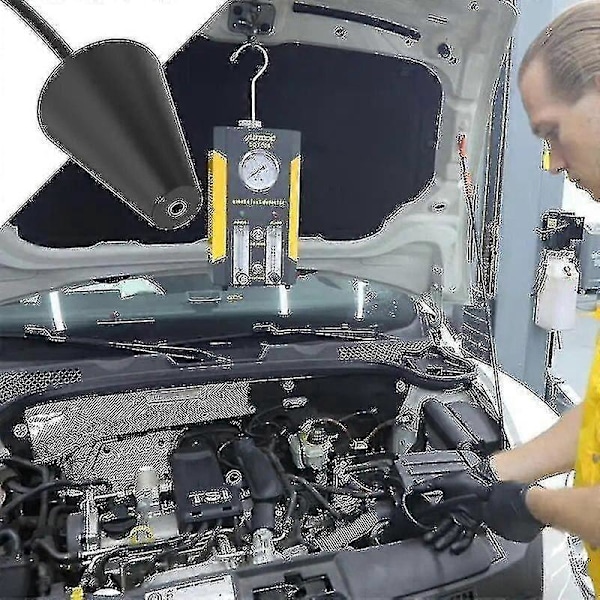 Rökkonadapter för läcksökning - Bärbar konadapter för rökdiagnostik av bilar - Professionell avgasdiagnostik - Banmo