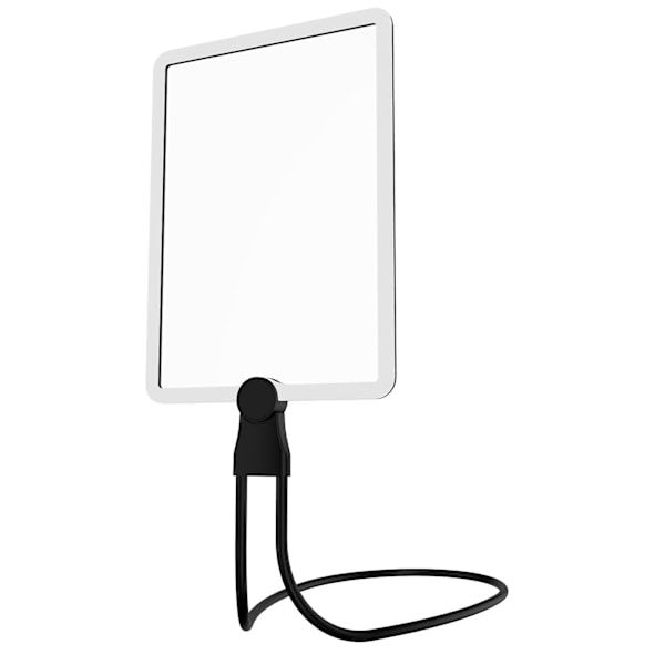 Latautuva handsfree-luppi valolla ja jalustalla 5X suurennoskaula-luppi Seniorille lukemiseen Korjaukseen Ompelemiseen