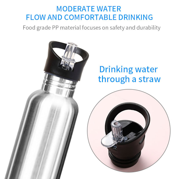 Ruostumattomasta teräksestä valmistettu vesipullo 500ml/750ml/ 1000ml