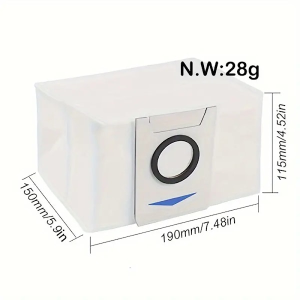 12 kpl lisävarusteita Ecovacs Deebot X1 OMNI/ T10 OMNI X1 Turbo T10 Turbo T20 -malleille