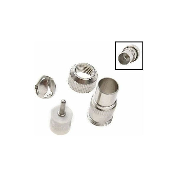 T-formet antennefordeler - 2-vejs antennefordeler - 2 DVB-T/BK-stik
