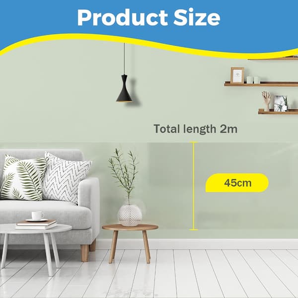 Transparent Wall Protector, Non-Adhesive Static Cling Removable-FY-