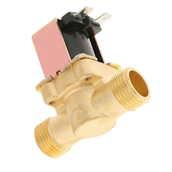 1/2\" DC 12V Normalt Lukket Messing Elektrisk Magnetventil for Vannkontroll