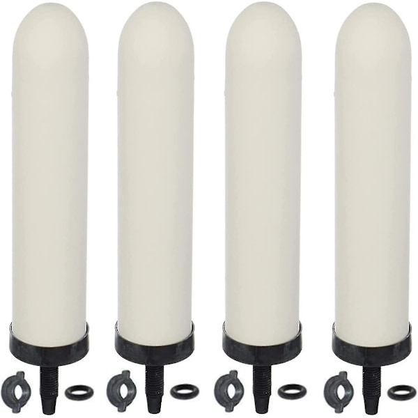 4-pack Keramiska Ersättningsfilter för Vattenfilter
