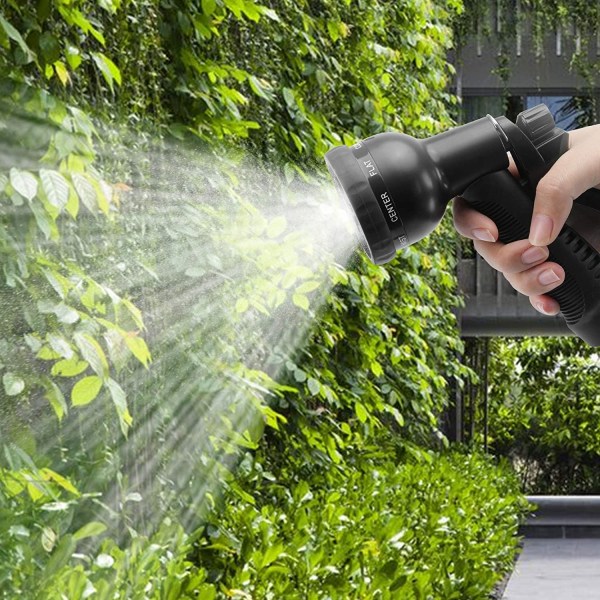 Trädgårdsslangmunstycke Vattenslangsprutmunstycke med 6 justerbara sprutlägen högt tryck