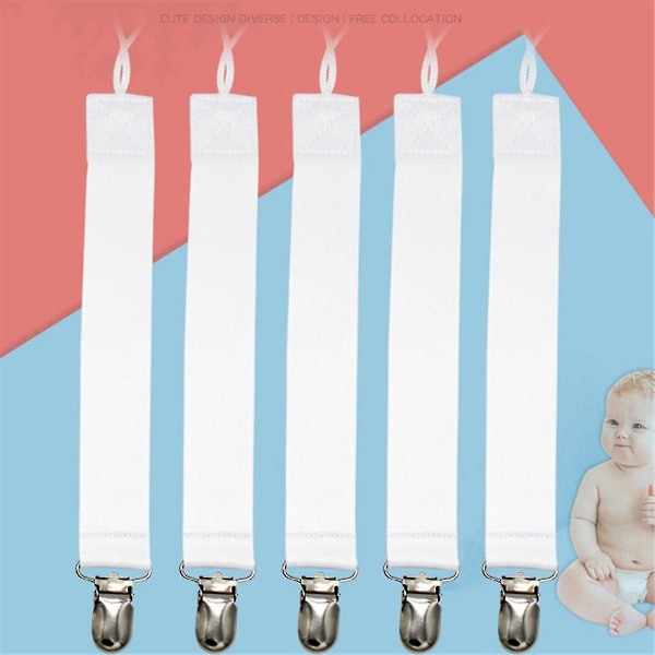 Tekstil Clip-on Fødevarekvalitet Sublimering Blank Universal Baby Med Clip, 30stk