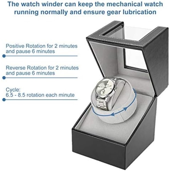 Automatisk klockuppdragare, dammtät låda, enkel automatisk mekanisk klockuppdragare