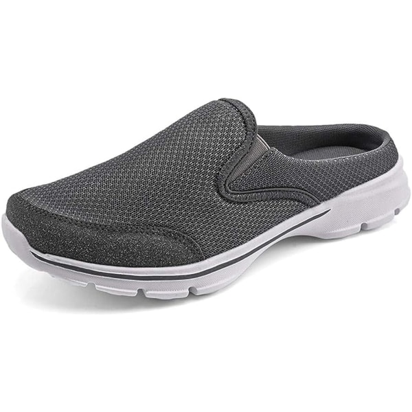 Herre Open Back Sneaker Clogs Strikket Mules Sko Lettvekt Pustende Tøfler