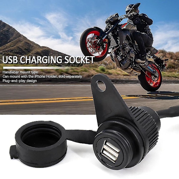 Motorcykel Dobbelt USB-Lader Stikkontakt Adapter Til MT09 2017-2021 MT-09 SP XSR900 Tracer 900 MT07