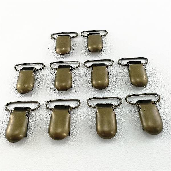 25 stk. 20 mm & 25 mm Fier Suspender Clips, Fier Clips til Fremstilling af Fier Holders Bib