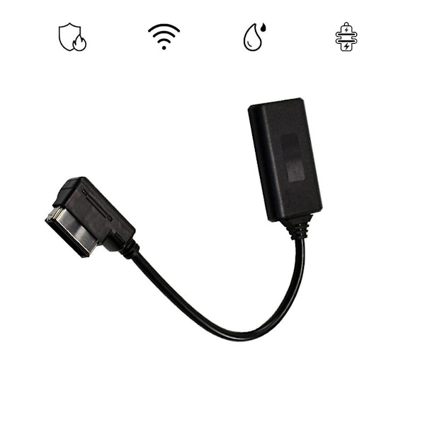 MMI Trådlös Aux Bluetooth 5.0 Adapter Kabel Ljud Musikspelare för A3 A4 B8 B6 Q5 A5 A7 R7 S5 A6L