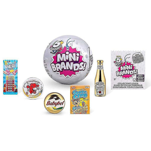 5 Surprise Mini Brands Serie 3 Mystery Capsule Real Miniature Toy Gift (FMY)