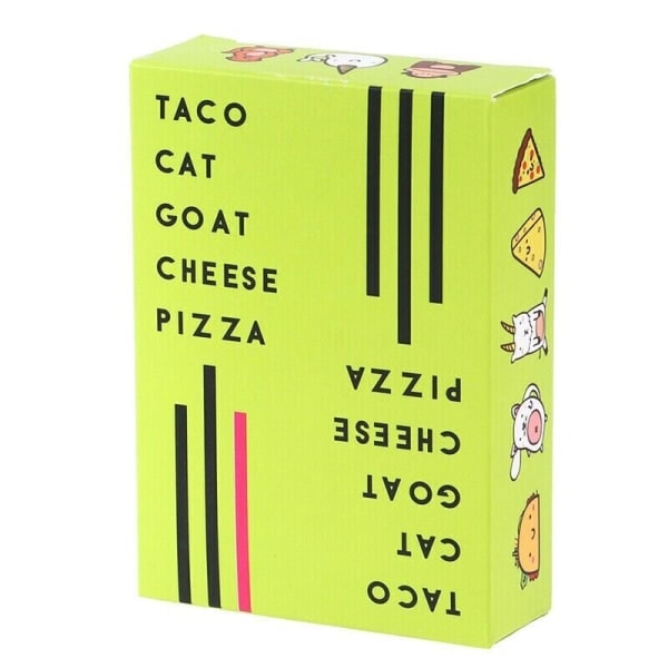 Taco Cat Goat Cheese Pizza | Korttipeli | Ikä 8+ | 3-8 pelaajaa | UUSI UK