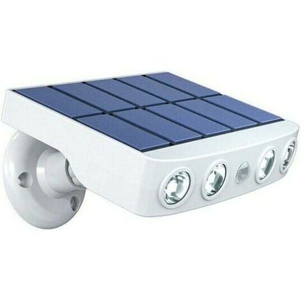 Justerbar och vattentät utomhussolcellslampa med rörelsedetektor - vitt ljus-6000K