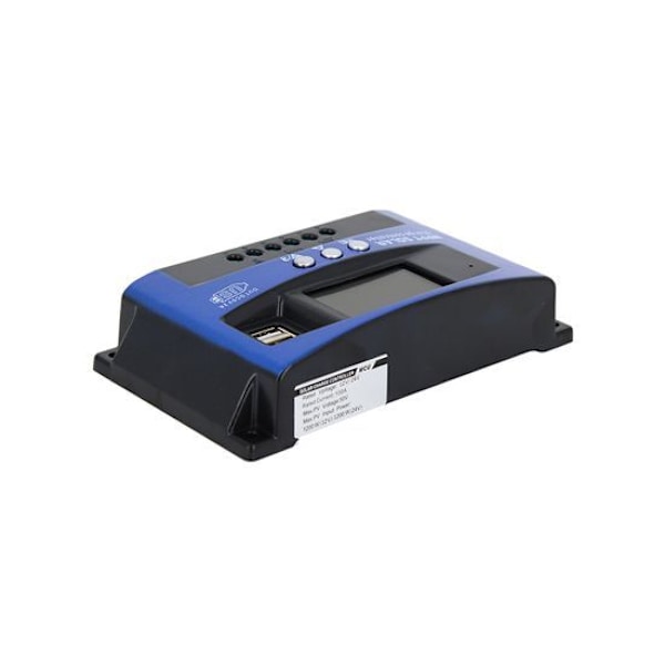 Solcelle regulator MPPT 100A 60A 50A 40A 30A Dobbelt USB LCD-display 12V 24V Solpanel Oplader Regulator med Last 30A 12V 24V Auto