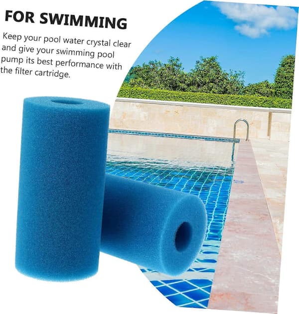stykker poolfiltre Bomuldsskumfilter Poolpumpefilter Skumsvamp til poolfilter Poolfilter rensesvamp til pooltæppe-FY-