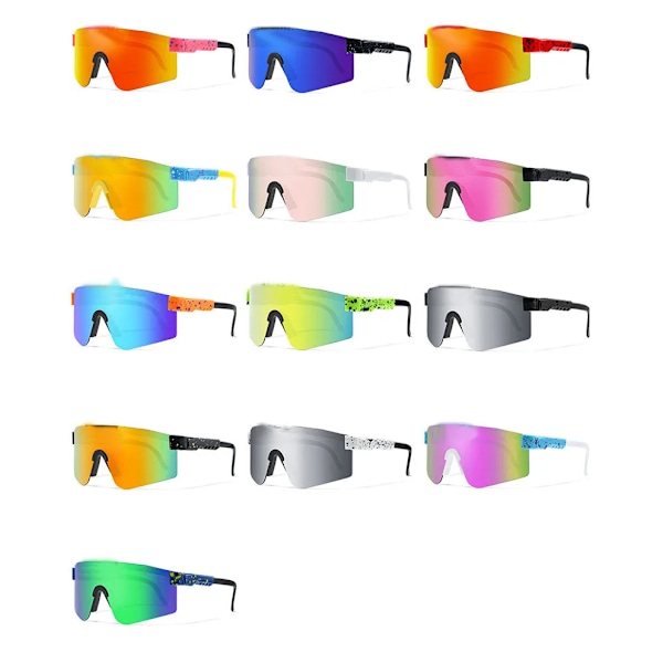 Twooo 1147 Vipers solbriller Designer Oversized Cykelbriller Mænd Udendørs Sportsolbriller C20