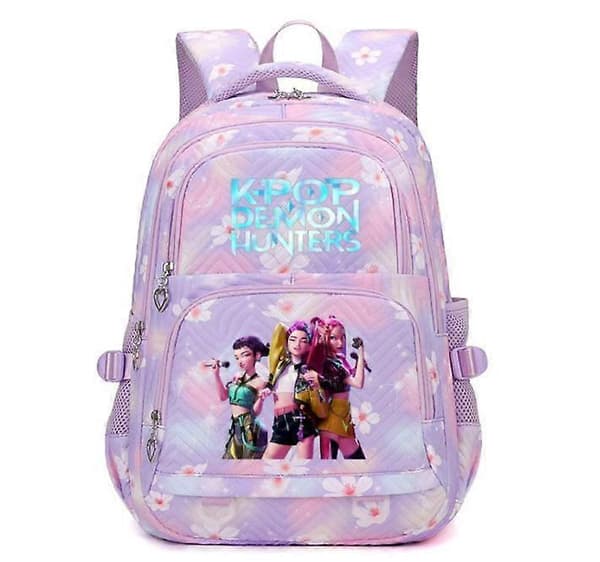 KPop Demon Hunters trykt ryggsekk for studenter _e A Purp-FY-