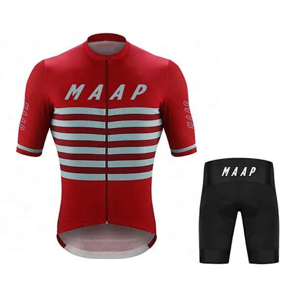 Maap Cykeltrøje Sæt 2023 Cykeltøj til mænd Sommer Kortærmet MTB Bike Suit Cykel Cykel Tøj Ropa Ciclismo Hombre cykelsæt 9 cycling set 9 4XL