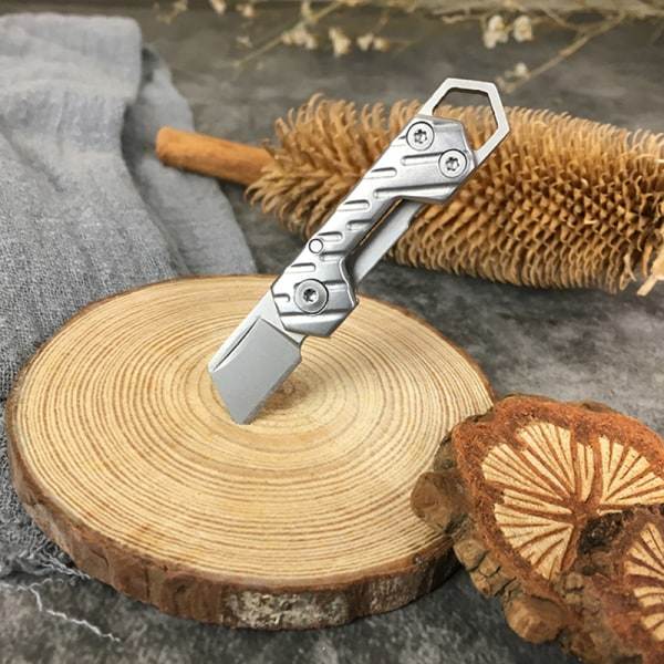 Mini Lommekniv Nøglering Knive Udendørs Bærbar Værktøj Fing