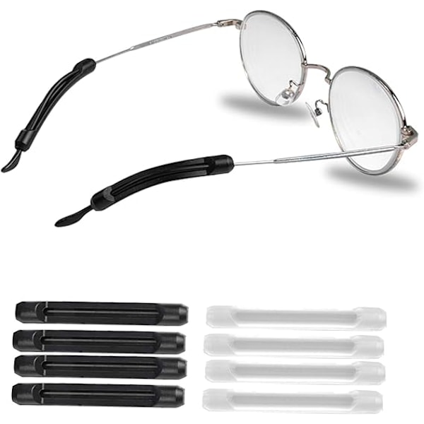 16 Par Halkskyddsglasögon Kit Glasögonhållare Silikonglasögon